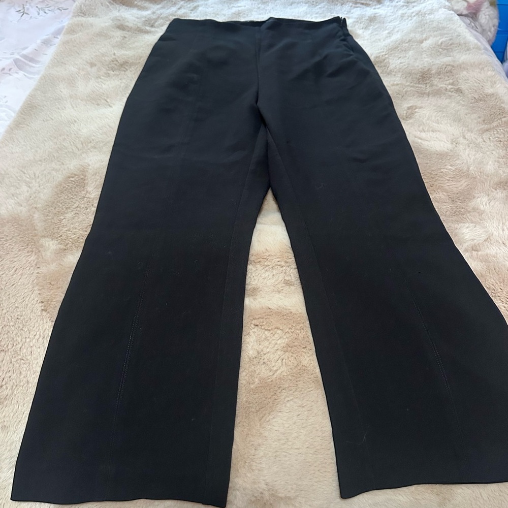 Zara Black Wide Leg Women's Pants L